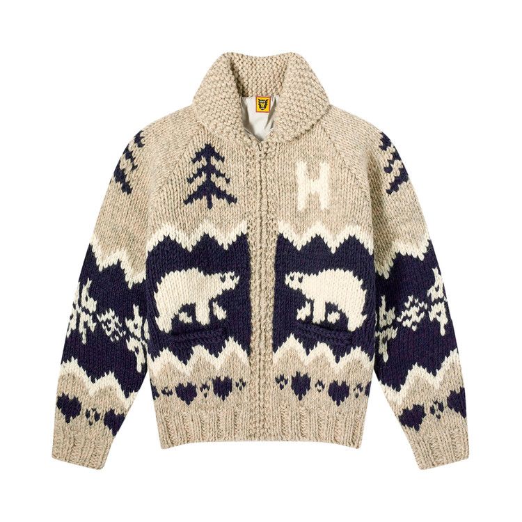 

Брюки Human Made Polar Bear Cowichian, Beige