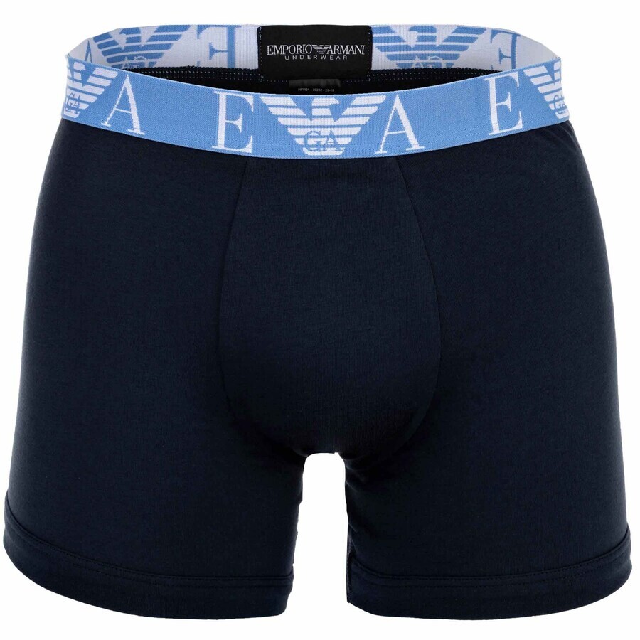 Трусы Emporio Armani Boxer shorts, цвет night blue/light blue — фото 4