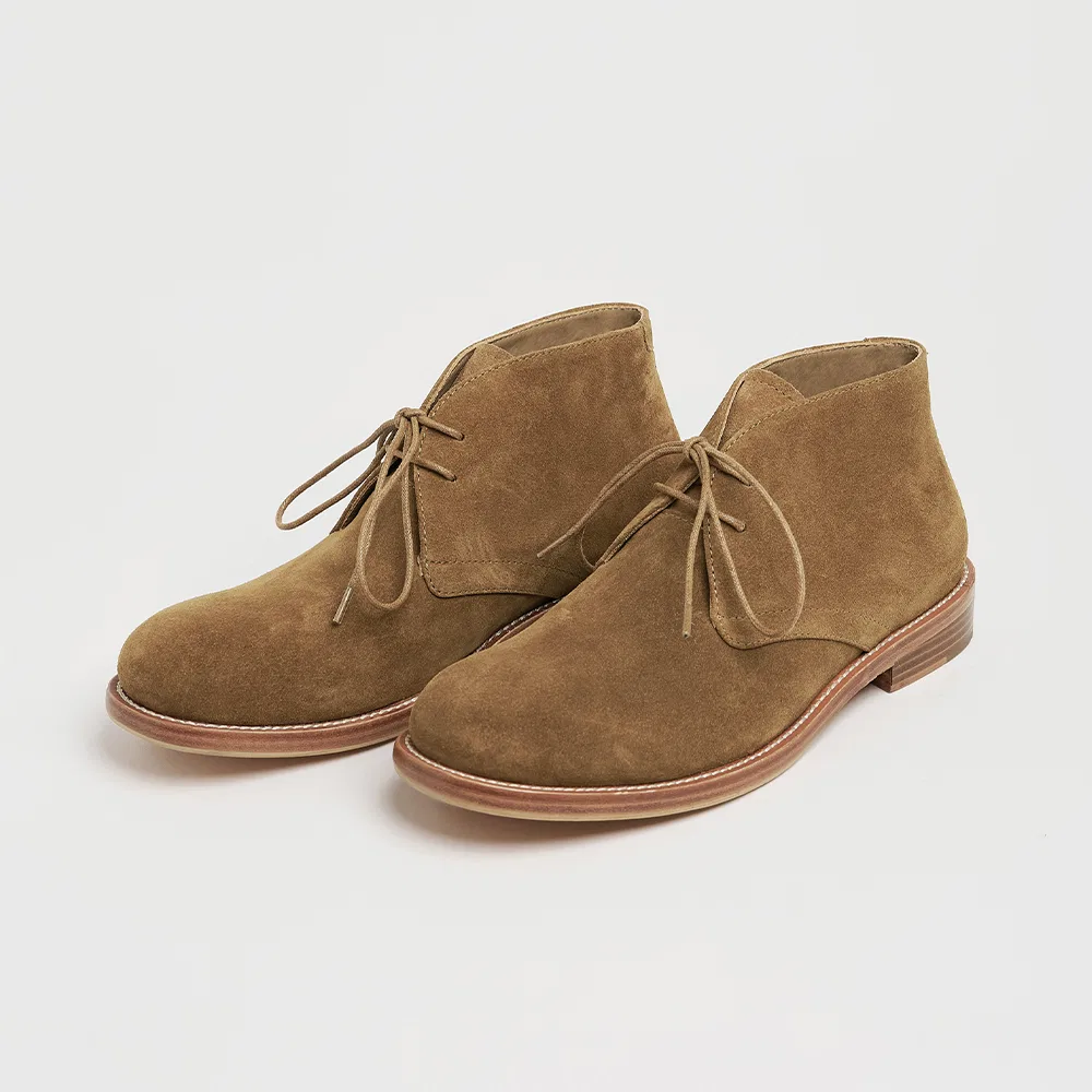 Мужские ботинки-чукка Uniform Chukka Boots бежевые от Lostgarden — фото 3
