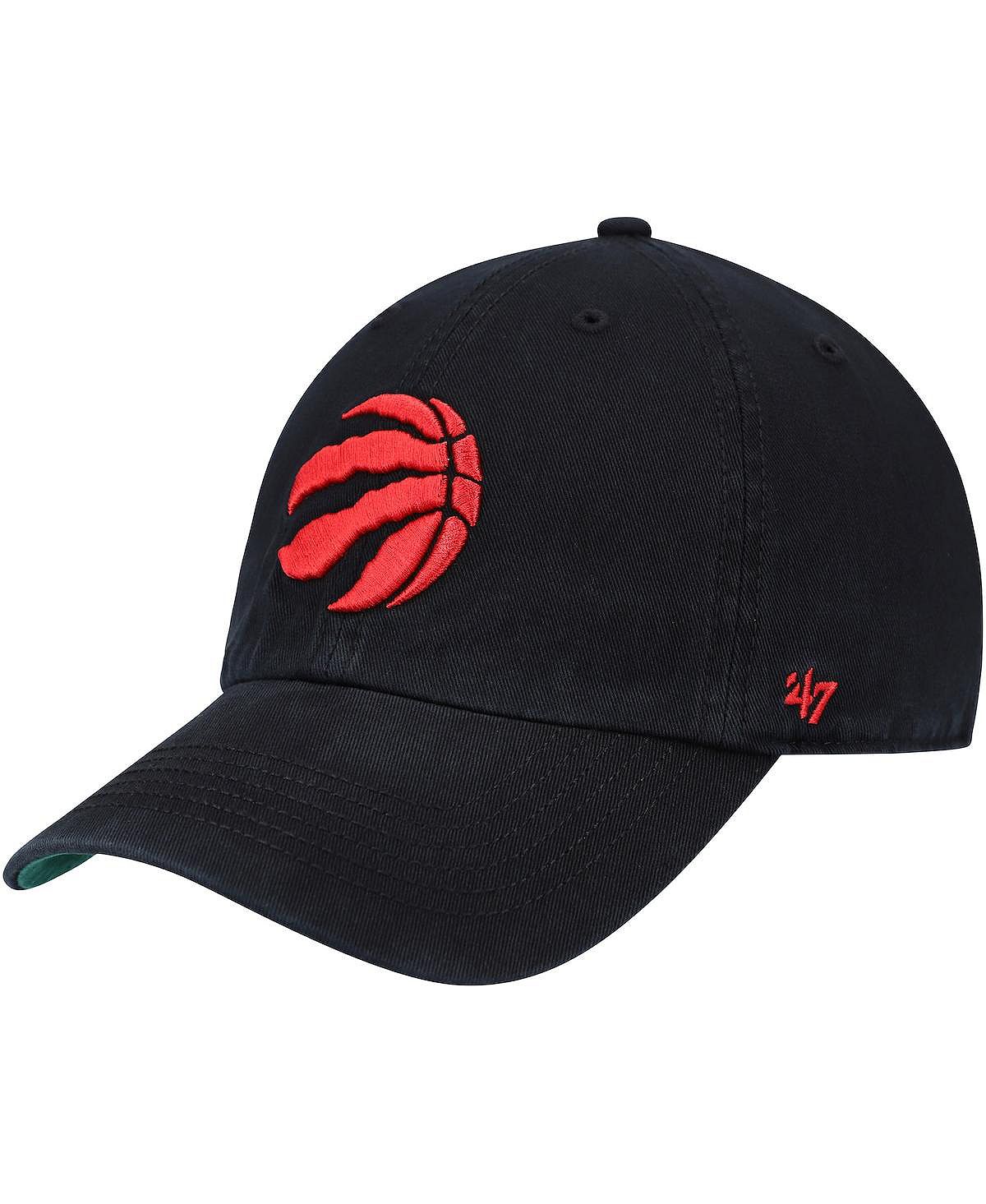 

Черная мужская приталенная шляпа Toronto Raptors Team Franchise '47 Brand