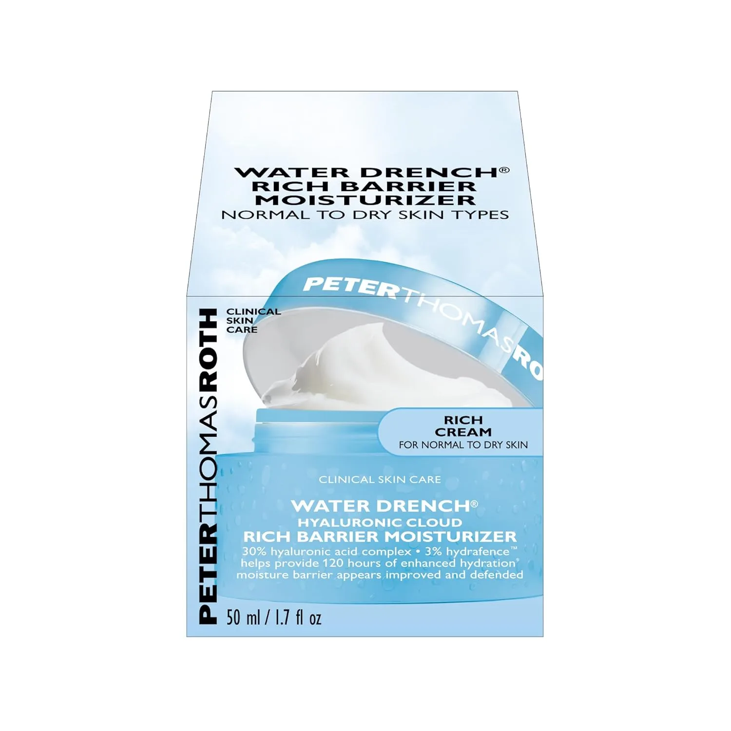 Крем для лица Peter Thomas Roth — | Water Drench Hyaluronic Cloud Rich Barrier Moisturizer | Увлажняющий с гиалуроновой — фото 2