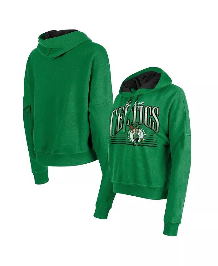

Женская толстовка с капюшоном Kelly Green Boston Celtics с капюшоном New Era