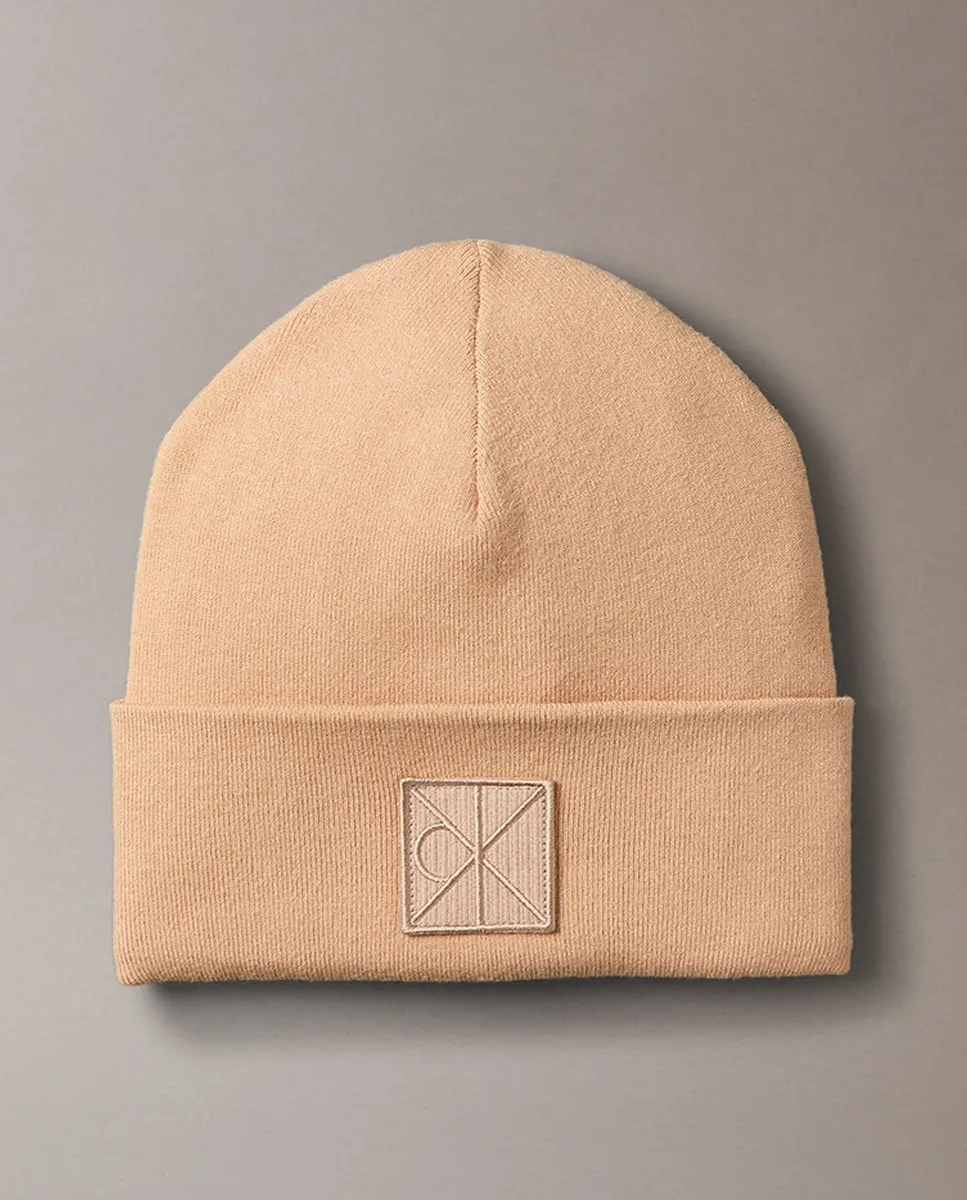 

Мужская шапка с нашивкой CK Calvin Klein, светло-коричневый