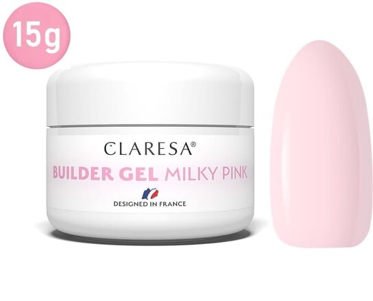 

Г самовыравнивающийся гель для ногтей Claresa Builder Gel Milky Pink 15