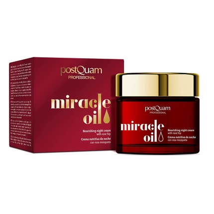 

PostQuam Miracle Oil восстанавливающий и увлажняющий ночной крем для лица для женщин 50 мл