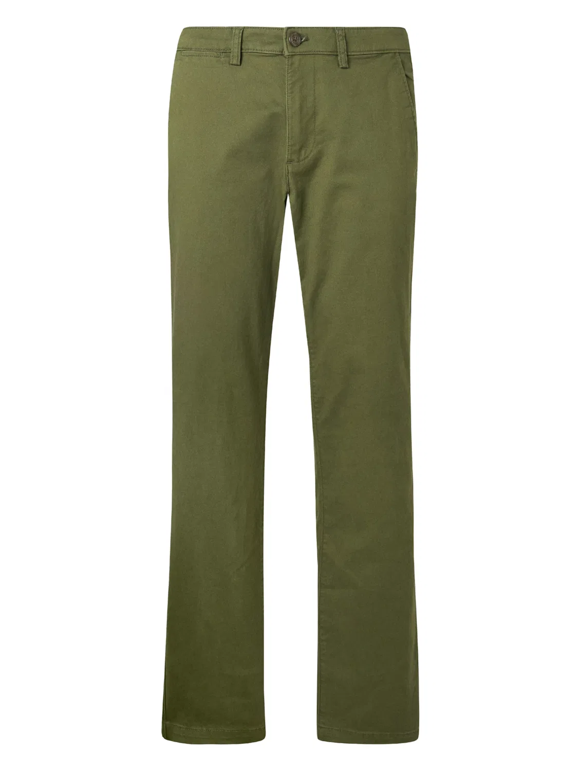 Брюки-чиносы Gap Regular ESSENTIAL зеленого цвета