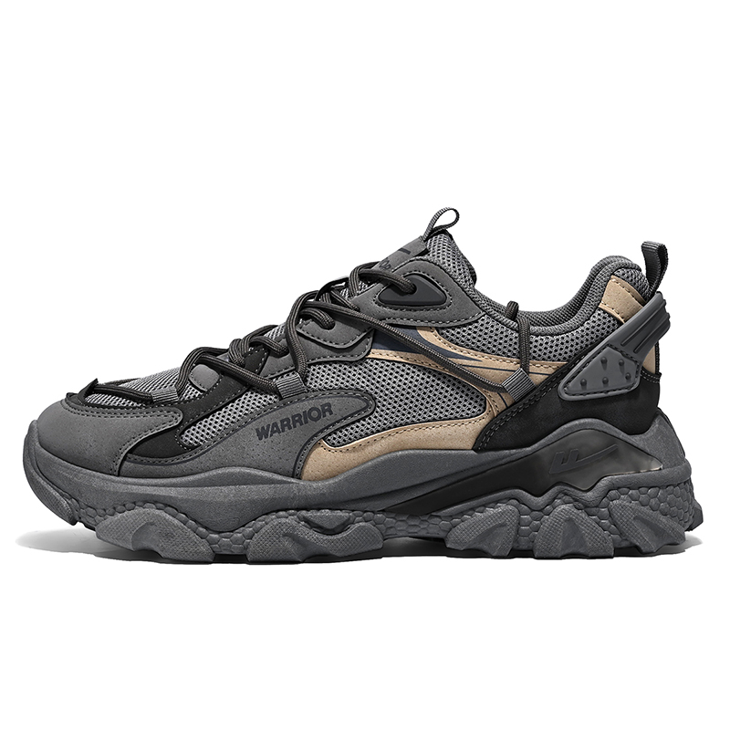 

Кроссовки мужские, низкие, массивные, цвет «умбра» WARRIOR, Dark Gray Khaki