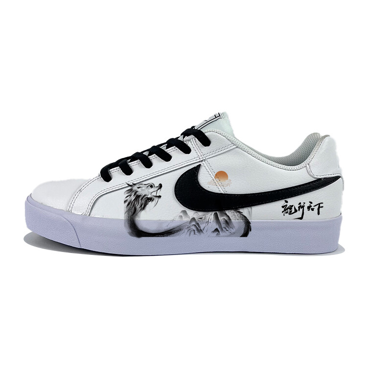 

Кроссовки Nike Court Royale Skateboarding Shoes Unisex Low-top White, белый