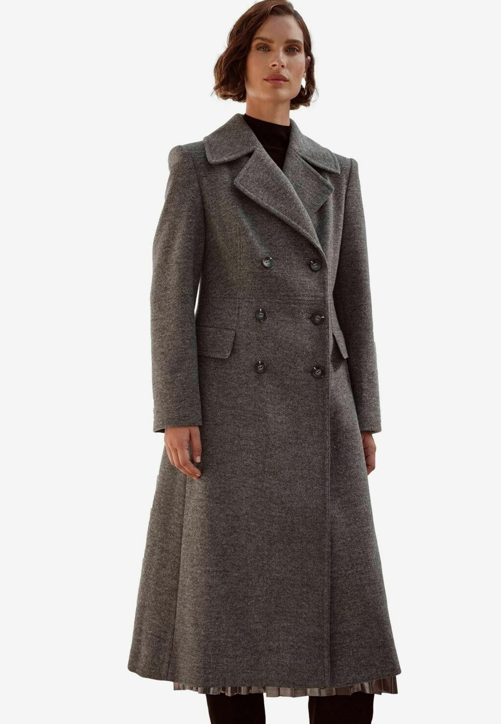 

Тренчкот DOUBLE BREASTED REGULAR FIT Love & Roses, серый