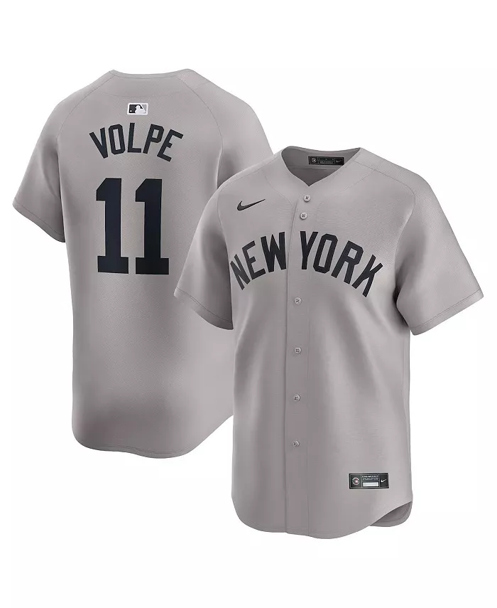

Мужская белая домашняя лимитированная джерси New York Yankees с именем Anthony Volpe Nike