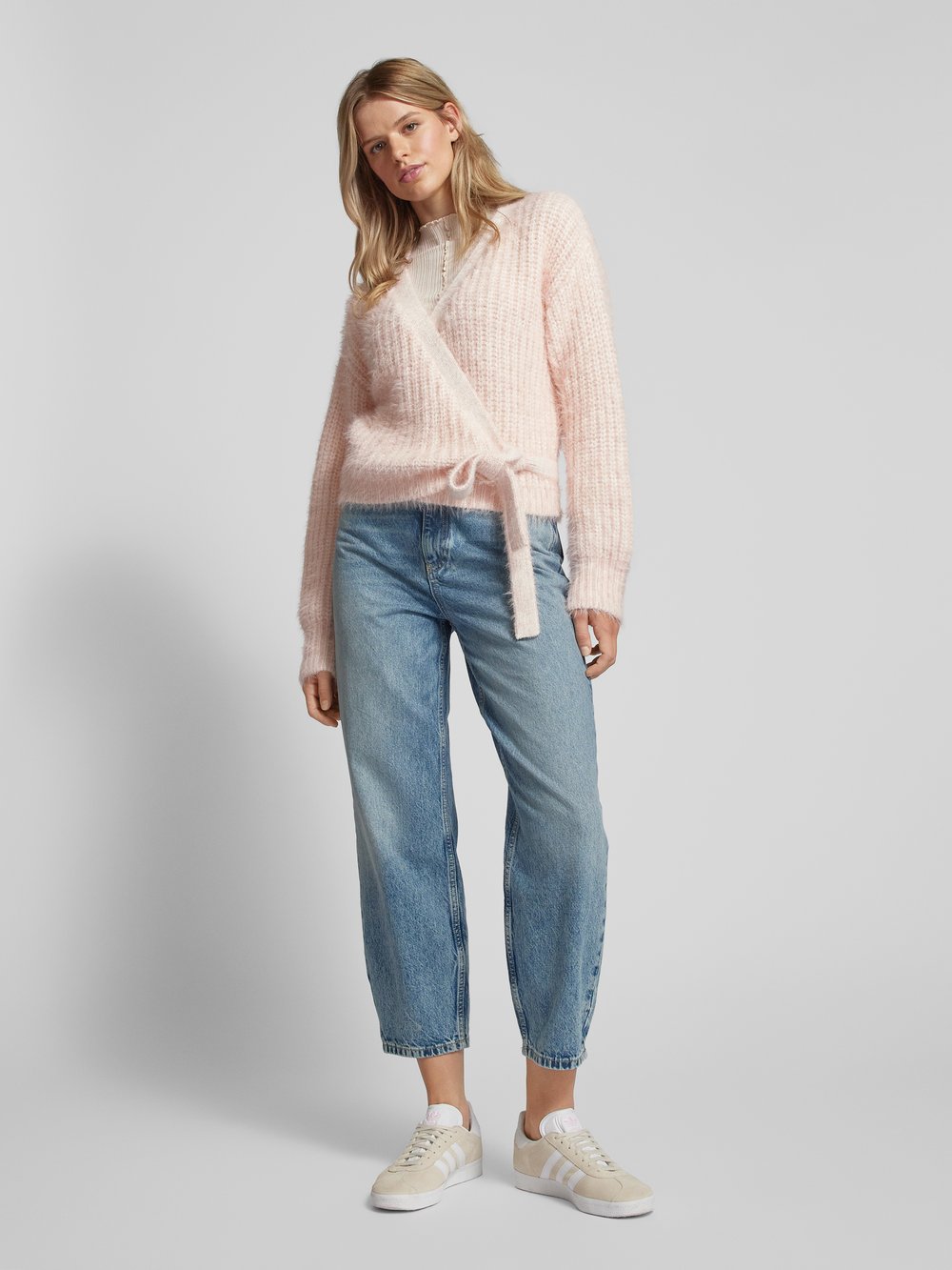

Кардиган со шнуровкой Jake*s Casual, светло-розовый