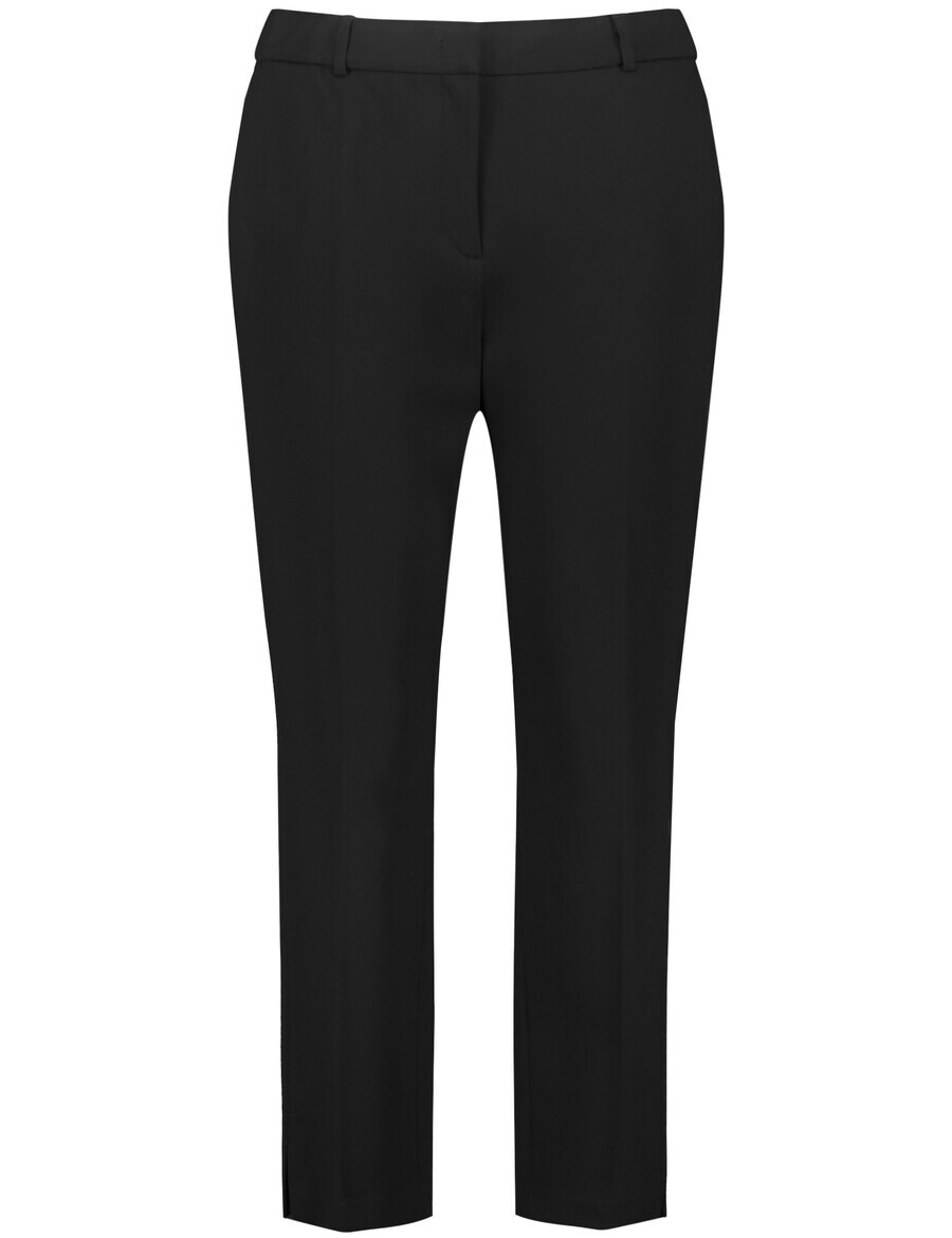 

Брюки SAMOON Regular Pleated Pants Greta, черный