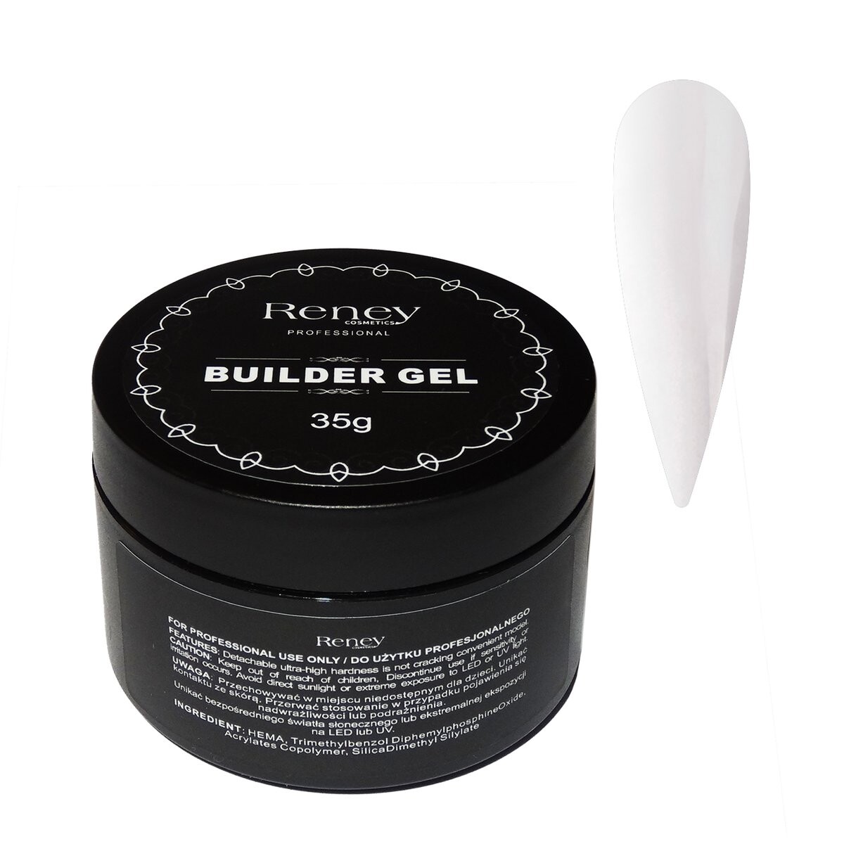 

Reney, Builder Gel, Builder Gel 6 прозрачный, 35 мл