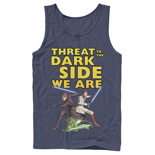 

Мужская футболка Star Wars: Clone Wars Threat to the Dark Side We Are Licensed Character