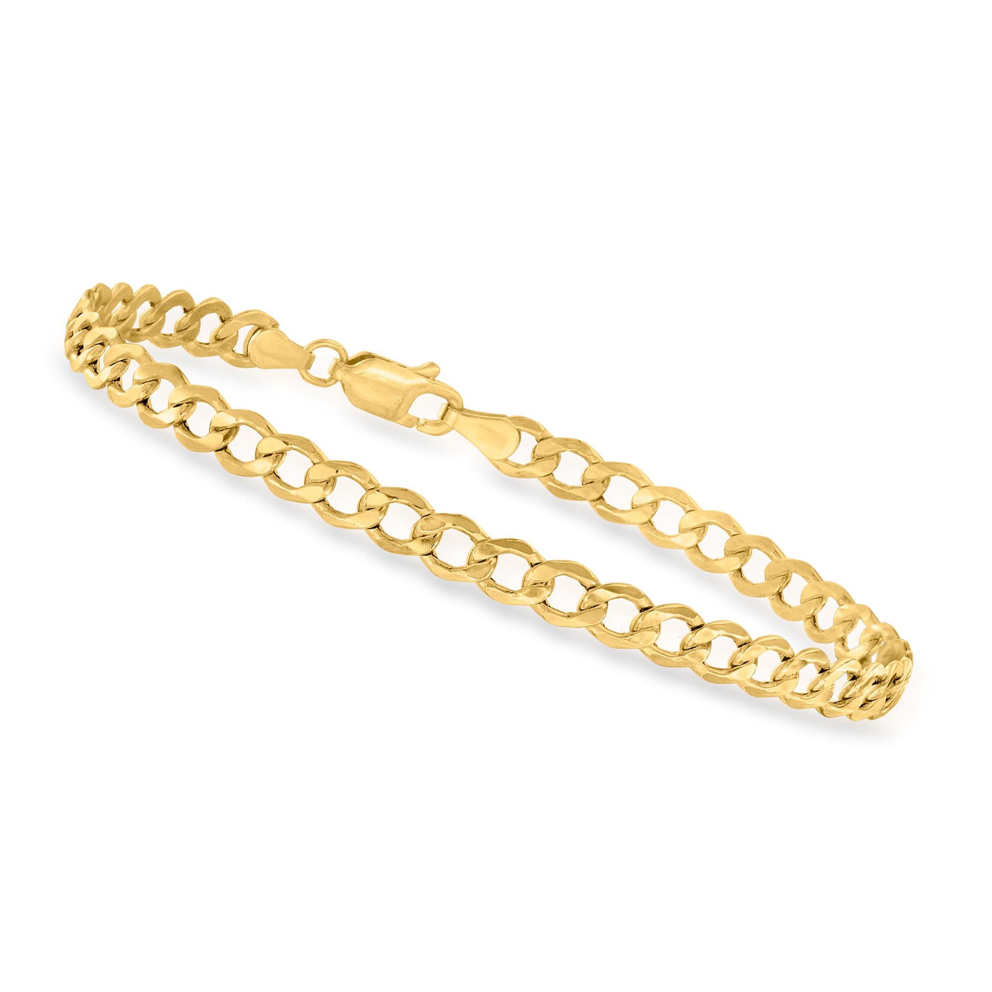 

Браслет Canaria из 10-каратного желтого золота, 4,3 мм, панцирное звено Canaria Fine Jewelry, 7 In