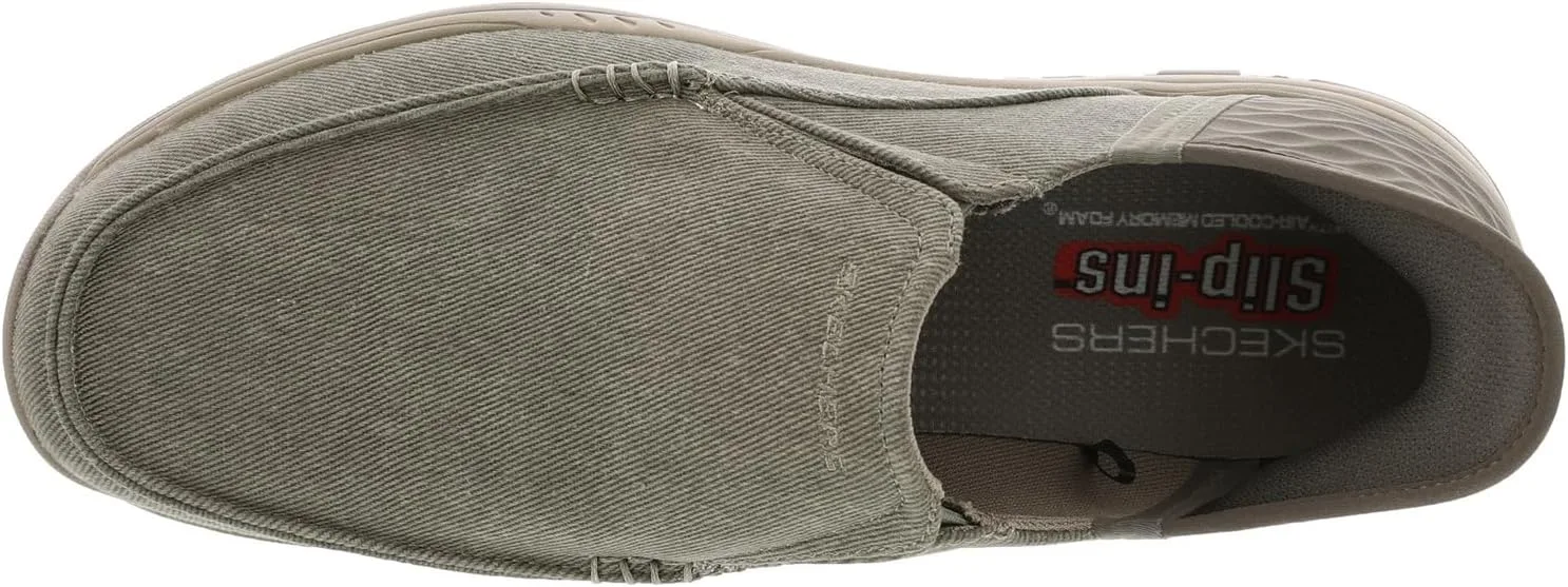 Мужские лоферы Skechers USA 205167, бежевый — фото 2