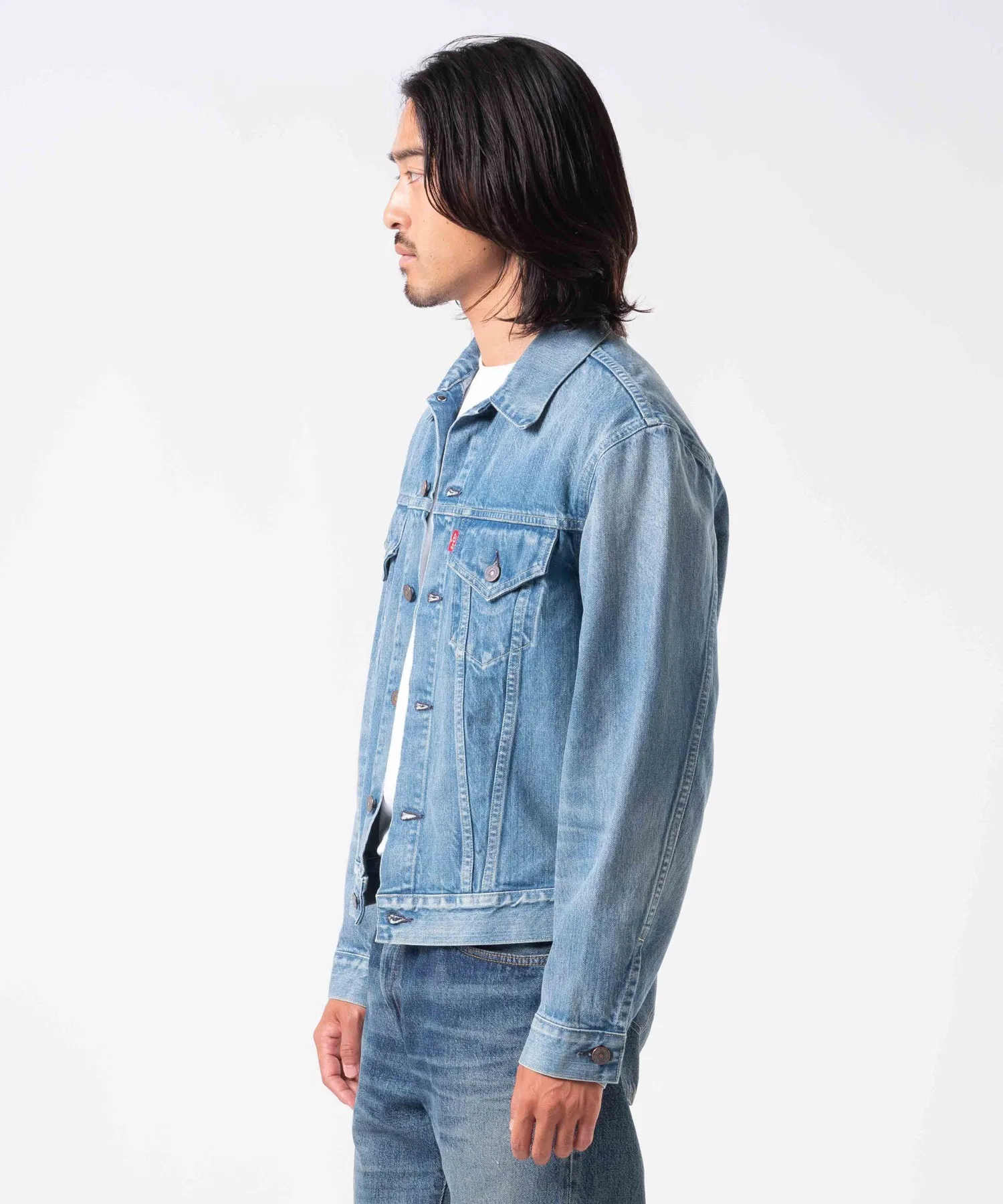Levi's/Levi's LEVI'S(R) VINTAGE CLOTHING 1961 TYPE III 557 Trucker Jacket Medium Indigo — фото 4