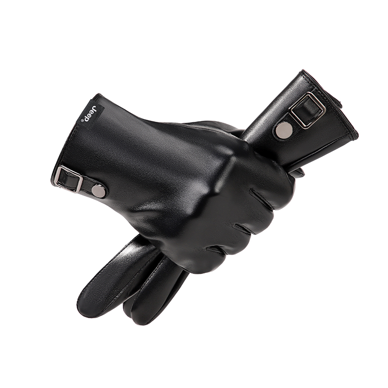 

Перчатка мужская из овчины Jeep, черный