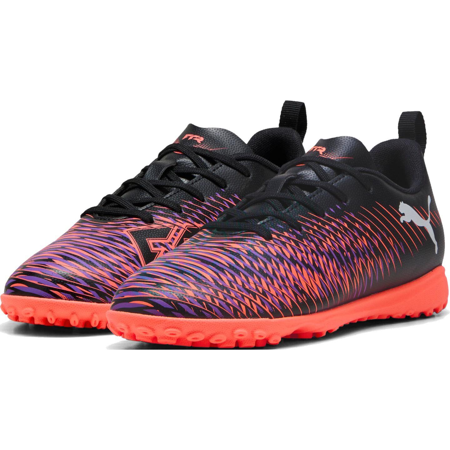 FUTURE 8 Low Top детские футбольные бутсы PUMA, черный — фото 4