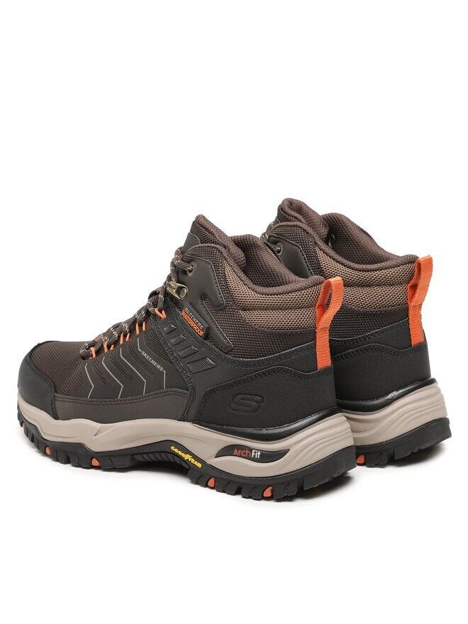 Ботильоны на шнуровке Arch Fit Dawson Raveno Skechers, коричневый — фото 3