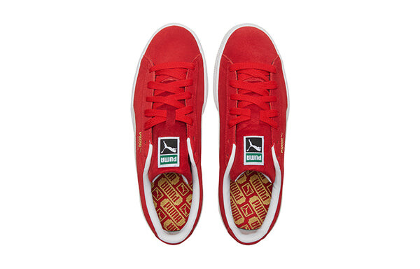 Кроссовки suede classic 21 'high risk red' Puma, красный — фото 4
