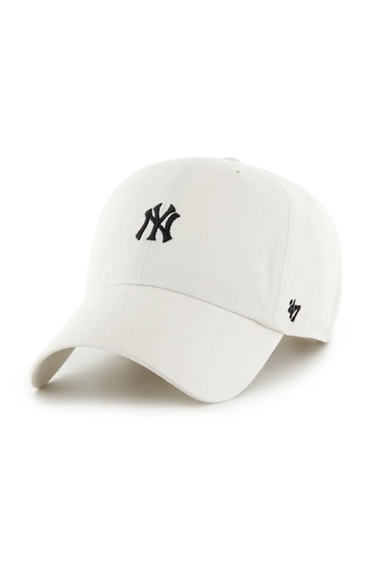 

Бейсболка с козырьком хлопковая MLB New York Yankees 47 Brand, бежевый
