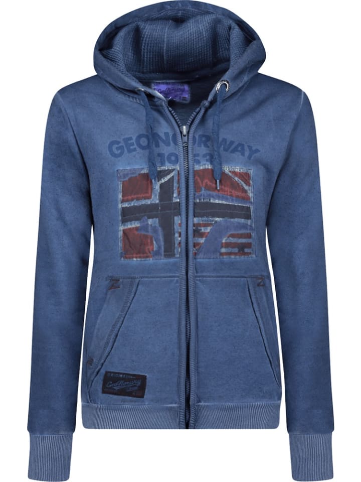 

Толстовка Geographical Norway Hoodie, синий