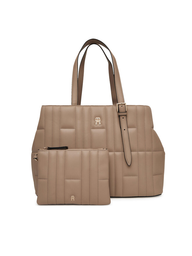 

Сумка Th Feminine Tote AW0AW17452 Tommy Hilfiger, бежевый