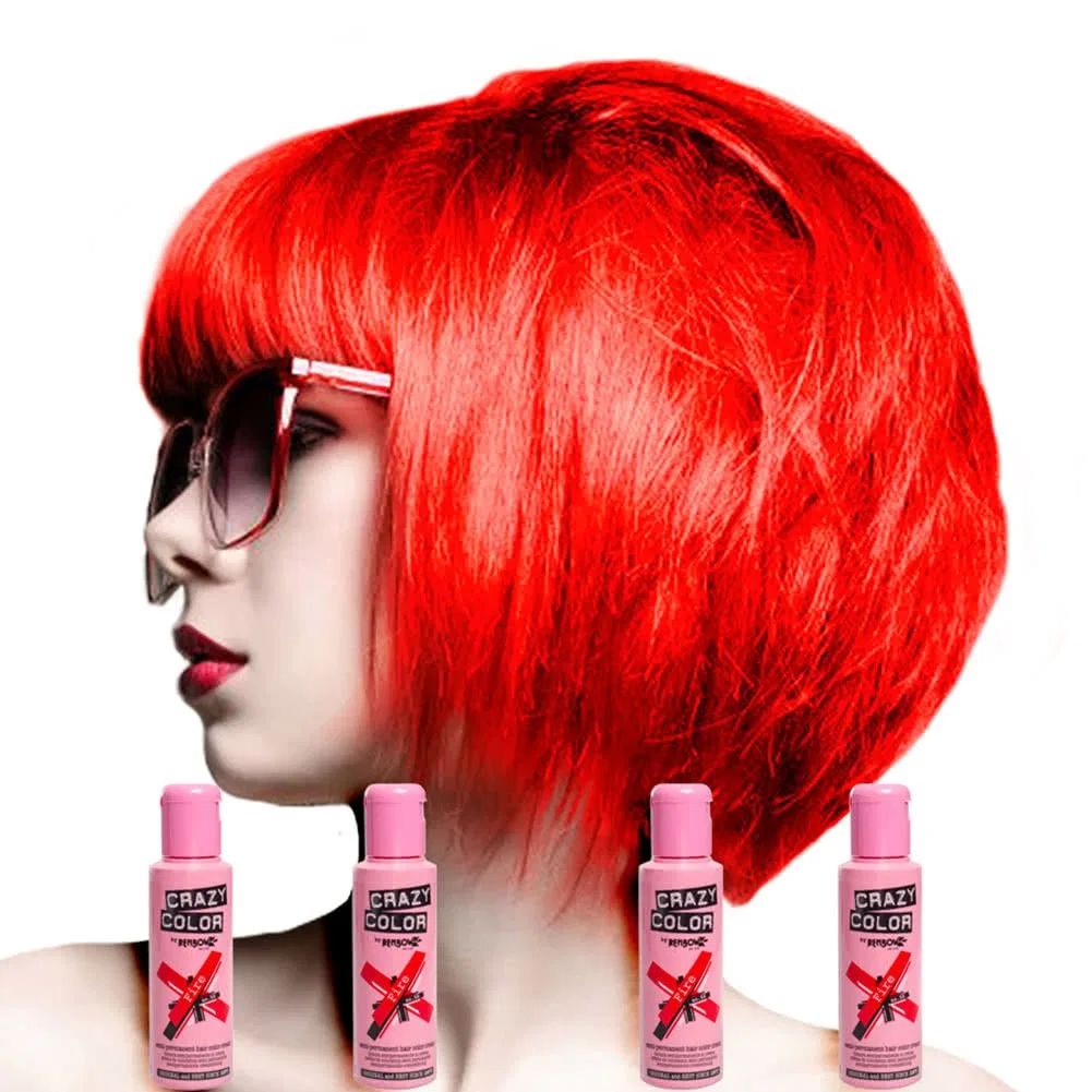 Полуперманентная краска для волос «Fire No.56» 100 мл от Crazy Color Crazy Color, Ivory-Coloured