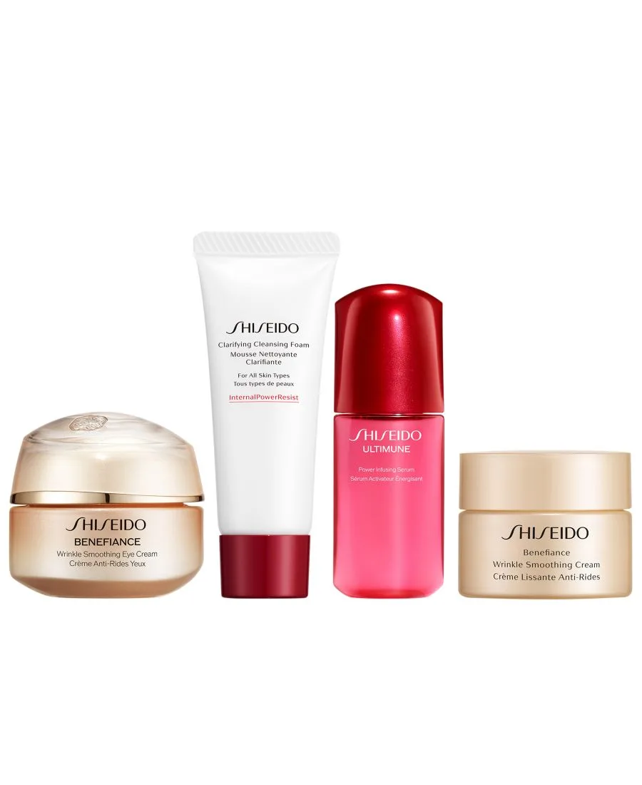 Shiseido Подарочный набор из 4 средств для ухода за кожей вокруг глаз, обеспечивающий гладкость и увлажнение — фото 2
