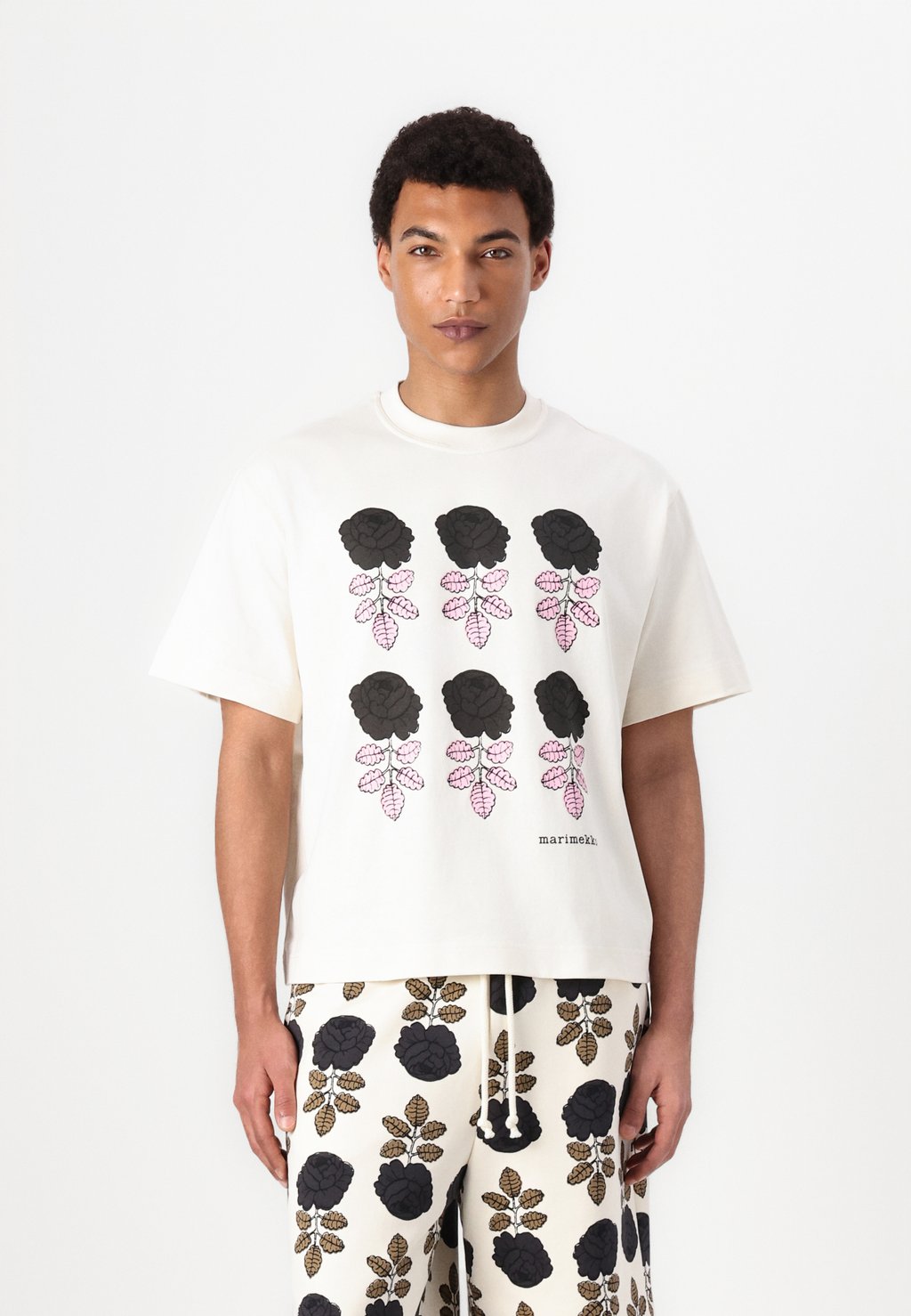 

Футболка с принтом VEISTO VIHKIRUUSU PLACEMENT UNISEX Marimekko, мультиколор