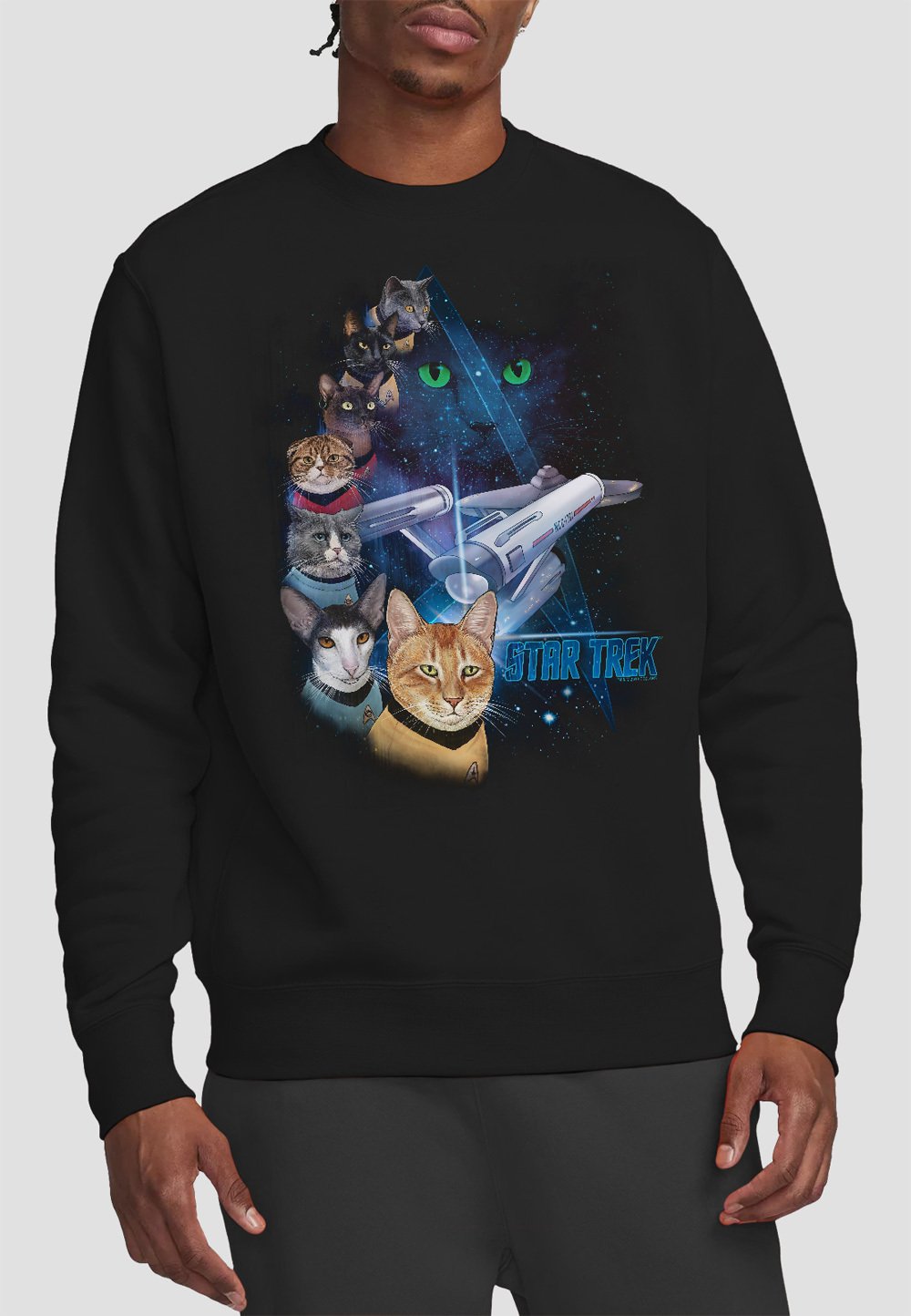 

Толстовка STAR TREK FELINE GALAXY Cotton Soul, черный