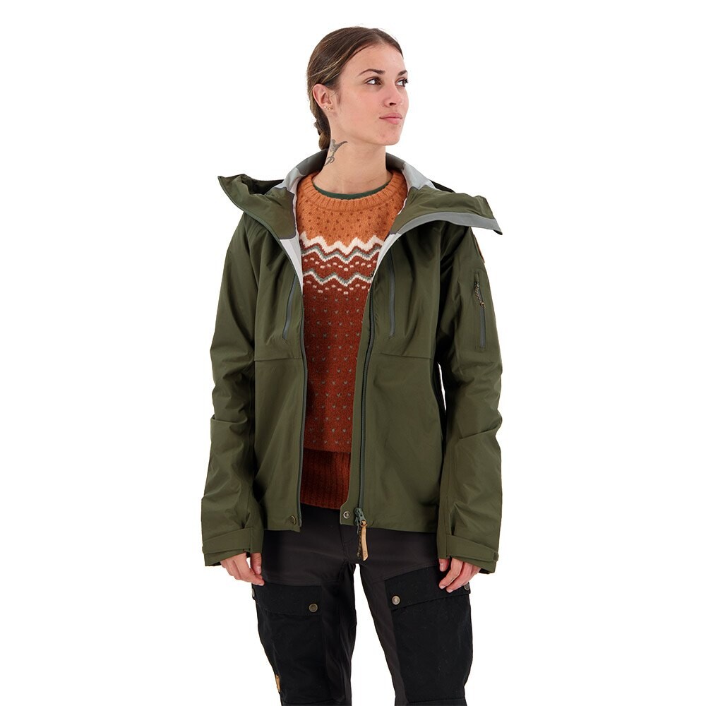 

Спортивная куртка Fjällräven Keb Eco-Shell softshell, зеленый, Серый, Спортивная куртка Fjällräven Keb Eco-Shell softshell, зеленый