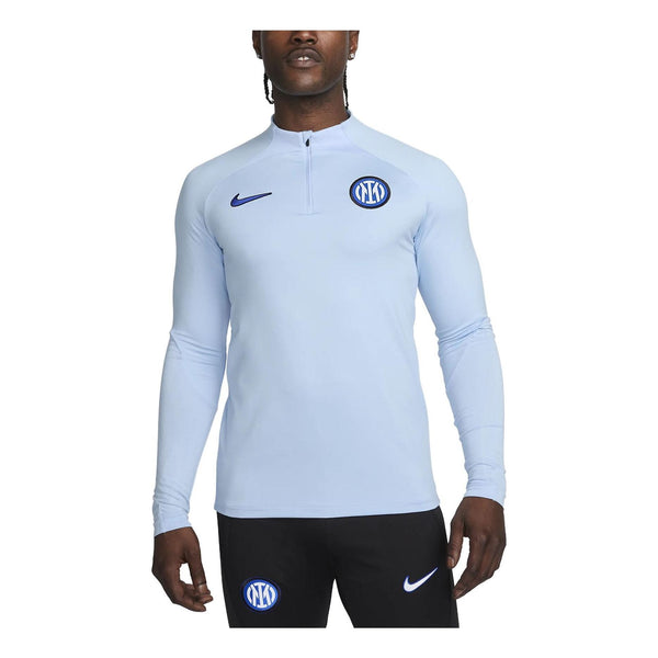 

Футболка Inter Milan 23 24 dri fit strike training джерси Nike, голубой