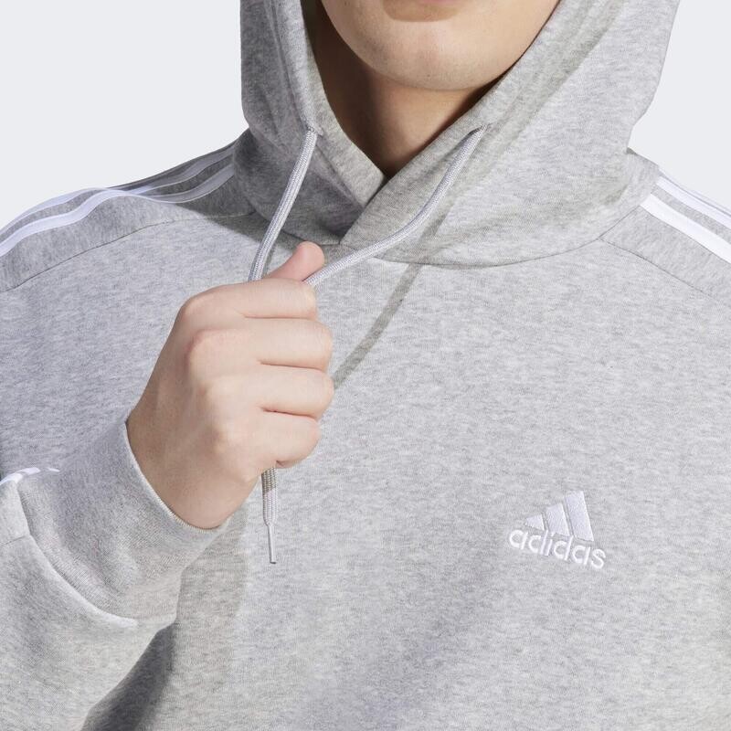 Спортивная толстовка Adidas, цвет grau/weiss/weiss — фото 4