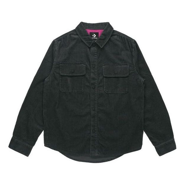 

Куртка men's sports cargo corduroy shirt jacket black Converse, черный