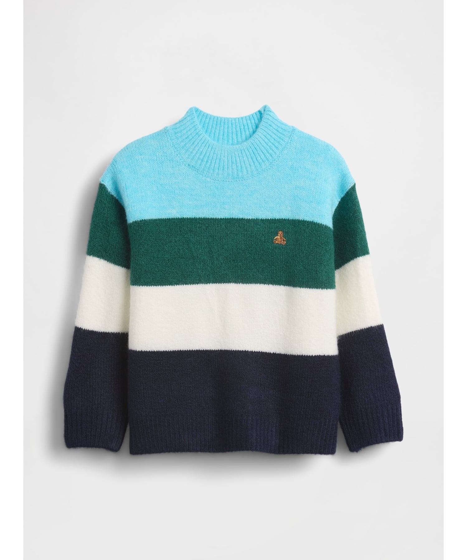 (K) Свитер с высоким воротником (для малышей/младенцев) GAP, TEAL_STRIPE