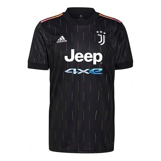 

Майка adidas Juventus Away Fan Edition Soccer/Football Sports Short Sleeve Jersey T-shirt Black, черный