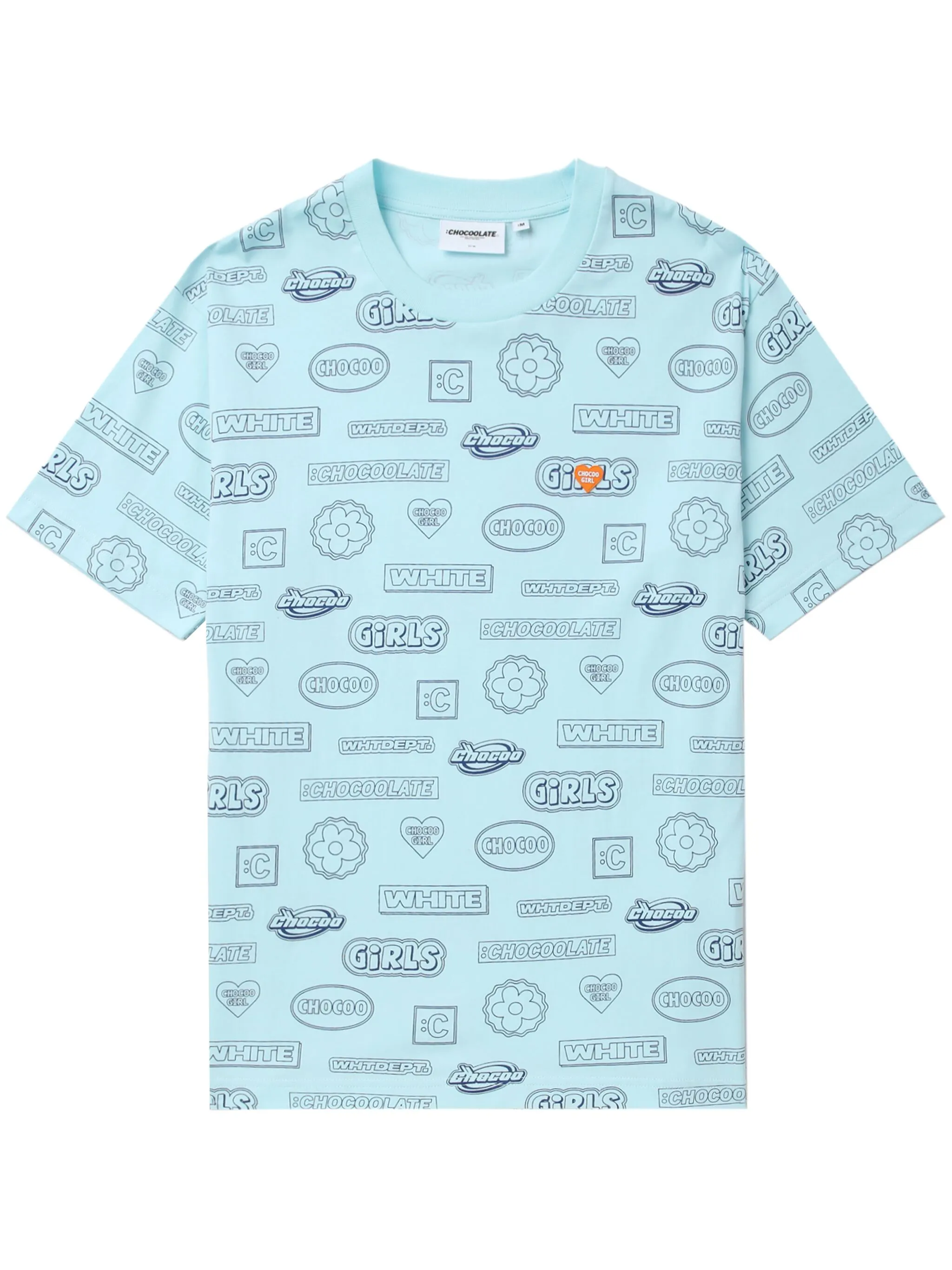 

Толстовка с графичным принтом Chocoolate, синий