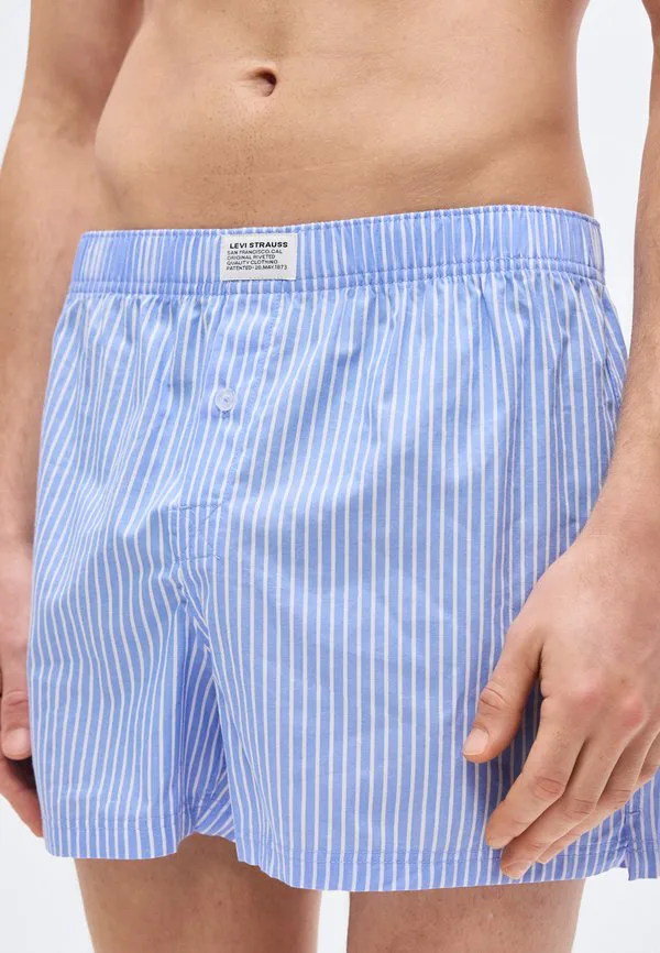 Мужские боксерские шорты (2 шт. в упаковке) Levi'S, Light Blue/Navy — фото 4