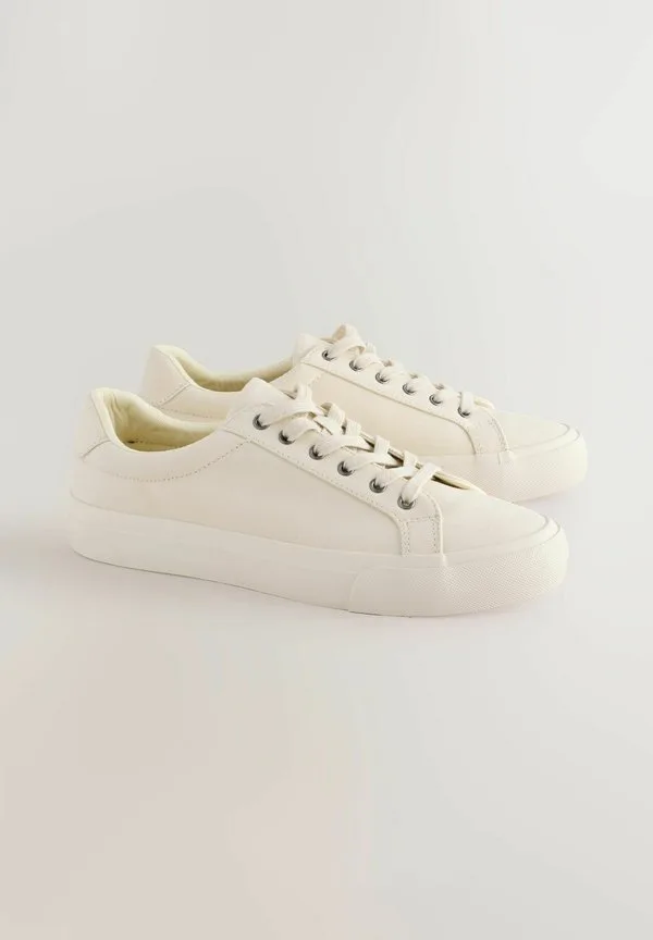 Кроссовки прямого кроя удлиненного силуэта в стиле smart casual Next, Neutral — фото 2