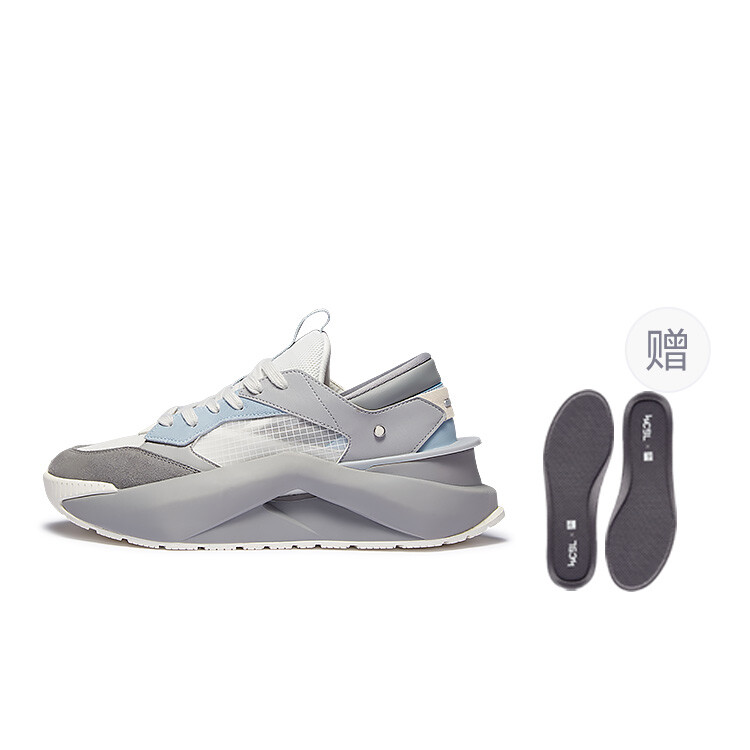 

Кроссовки WCBL Chunky Sneakers Unisex Low-top Soot Ash, серый