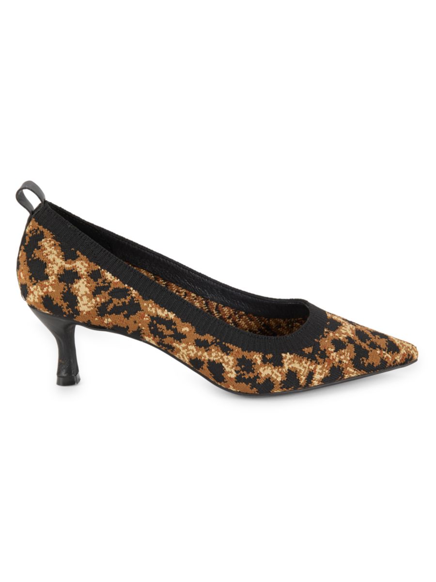 Туфли-лодочки Posie Animal Print 57 мм Sanctuary, цвет Black Brown