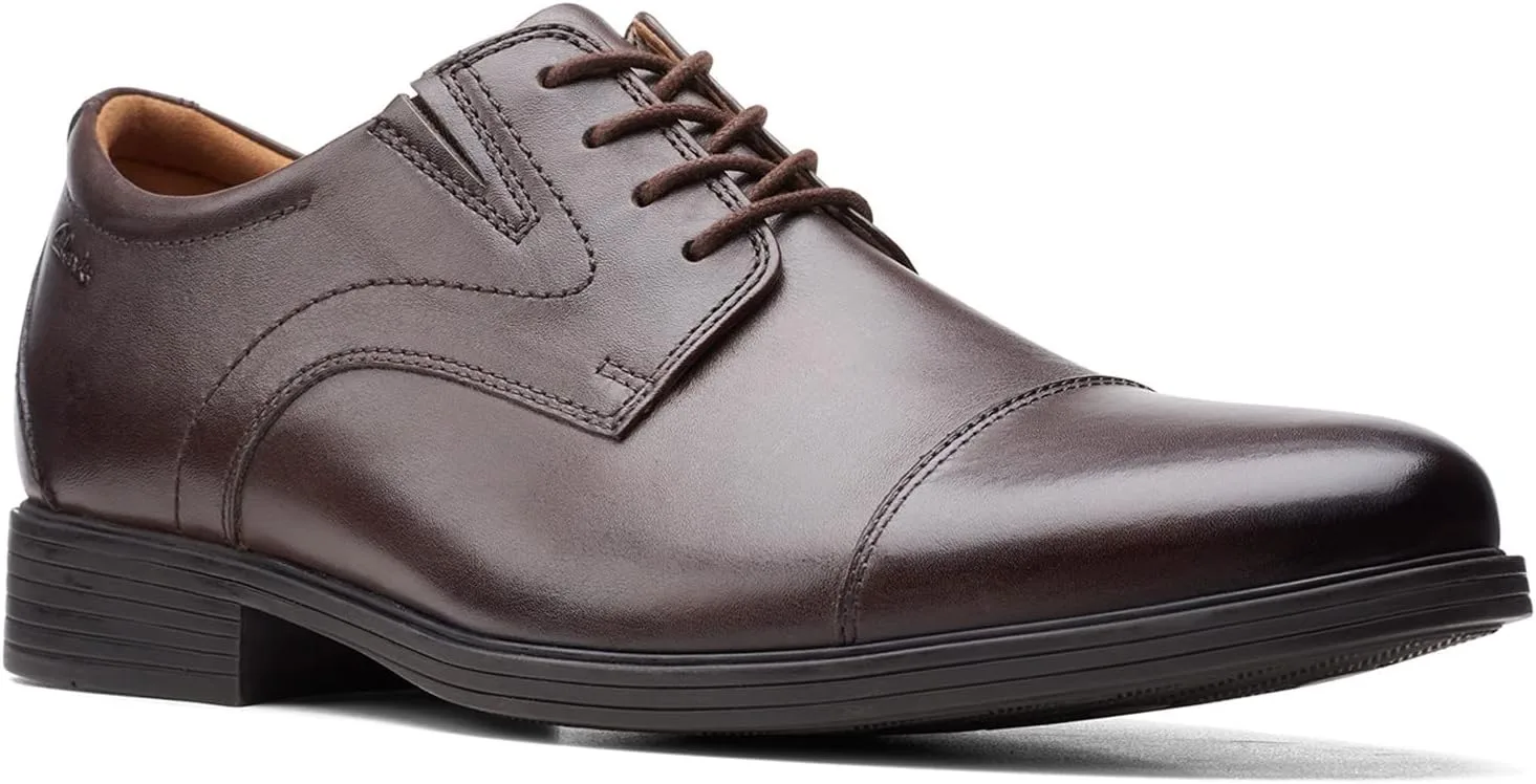 Мужские туфли Clarks Whiddon Plain, темно-коричневый — фото 2