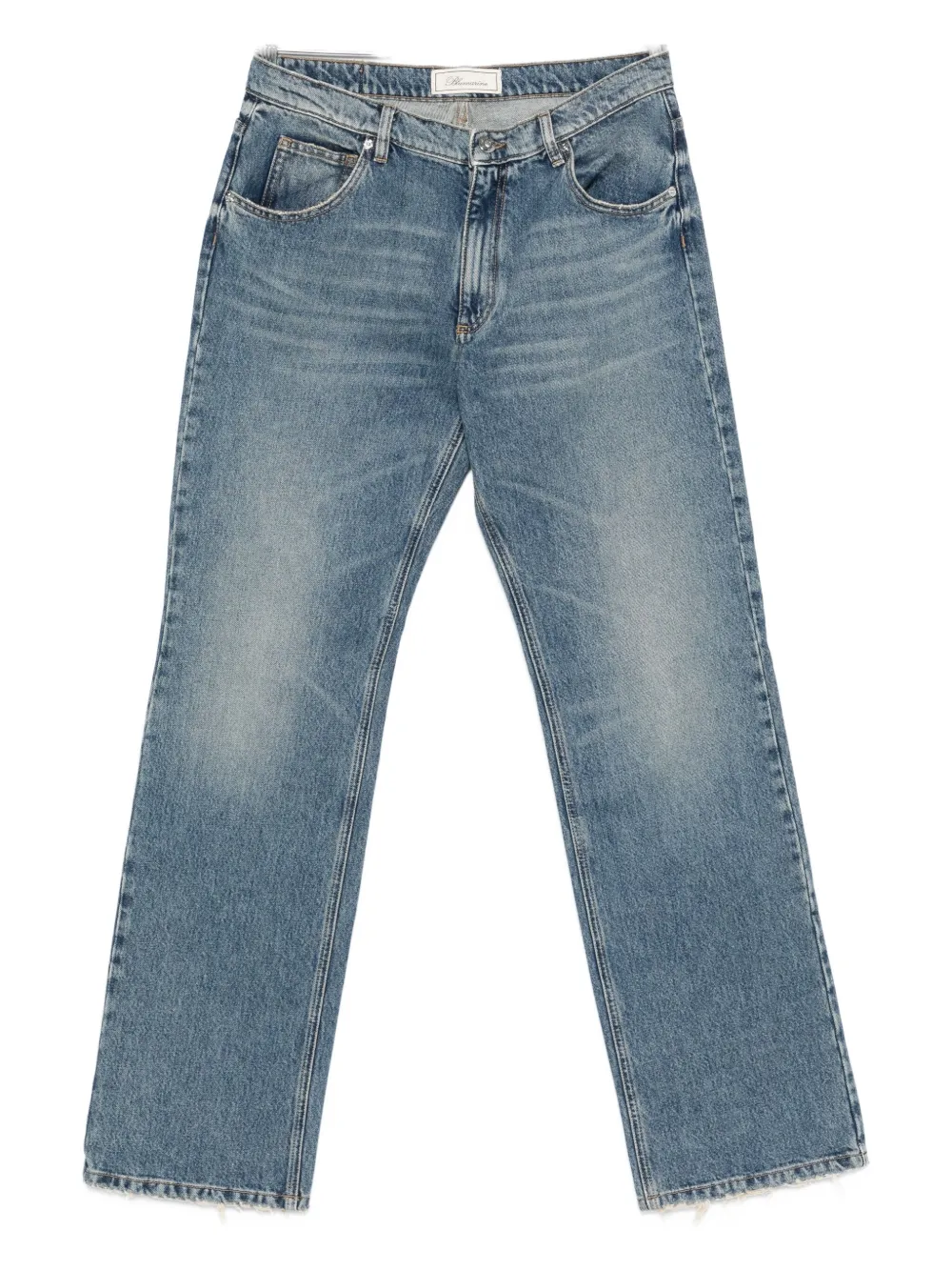 

Джинсы с бахромой BLUMARINE, синий