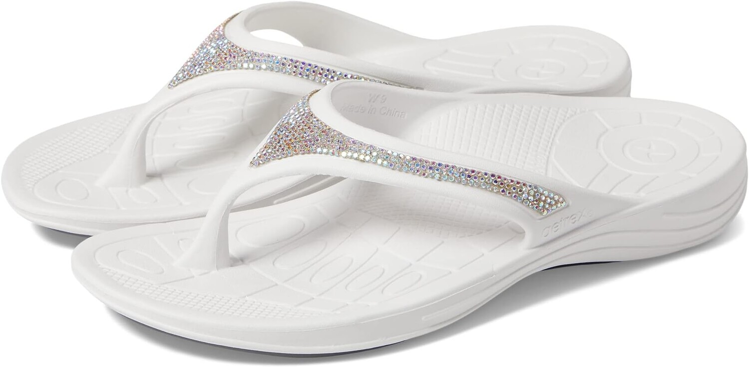 

Шлепанцы Fiji Sparkle Aetrex, белый