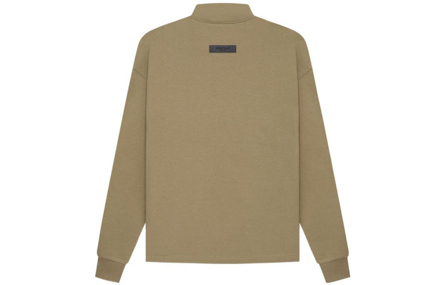 Худи Fear of God Essentials SS22 Relaxed Mockneck Oak — фото 3