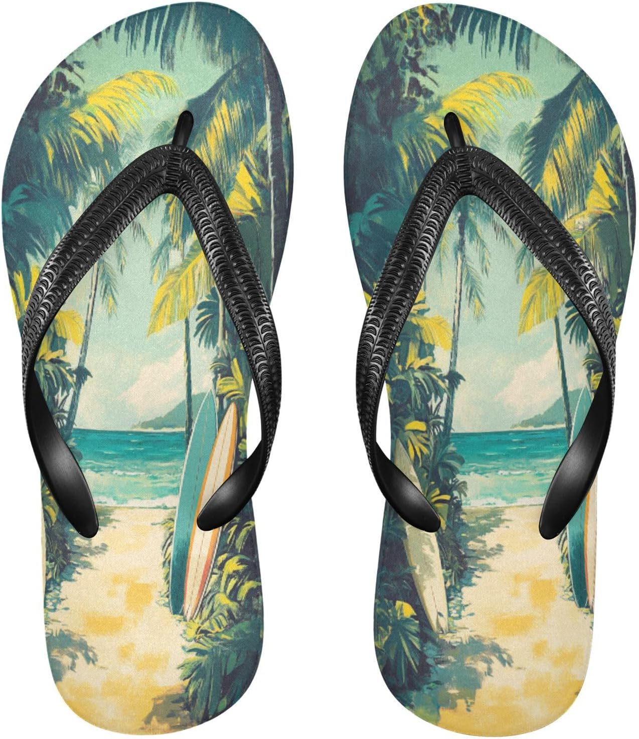 

Сланцы Surfboard Palm Beach Teal, пляжный душ, резиновые шлепанцы против скольжения, летние тапочки, обувь для женщин и мужчин, для прогулок Sinestour
