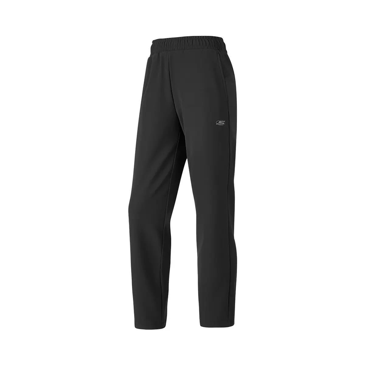 

Базовые спортивные вязаные спортивные брюки женские Carbon Black Skechers, Carbon Black/0018