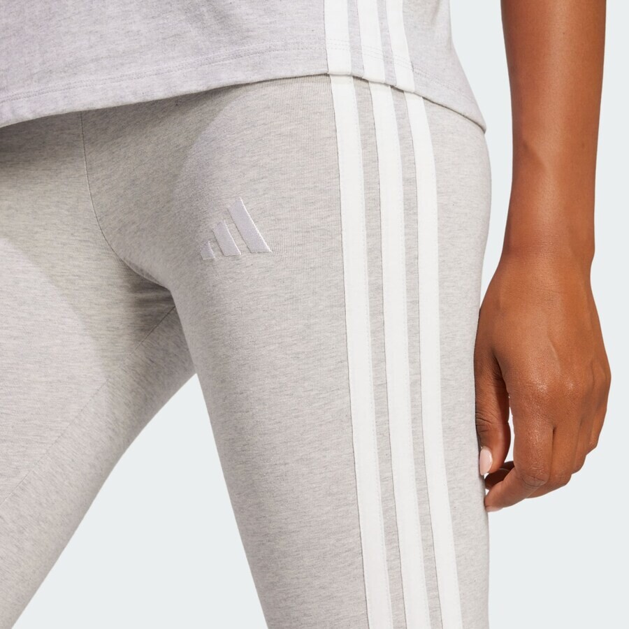 Леггинсы ADIDAS SPORTSWEAR Skinny Workout Pants Essentials, пятнистый серый — фото 4